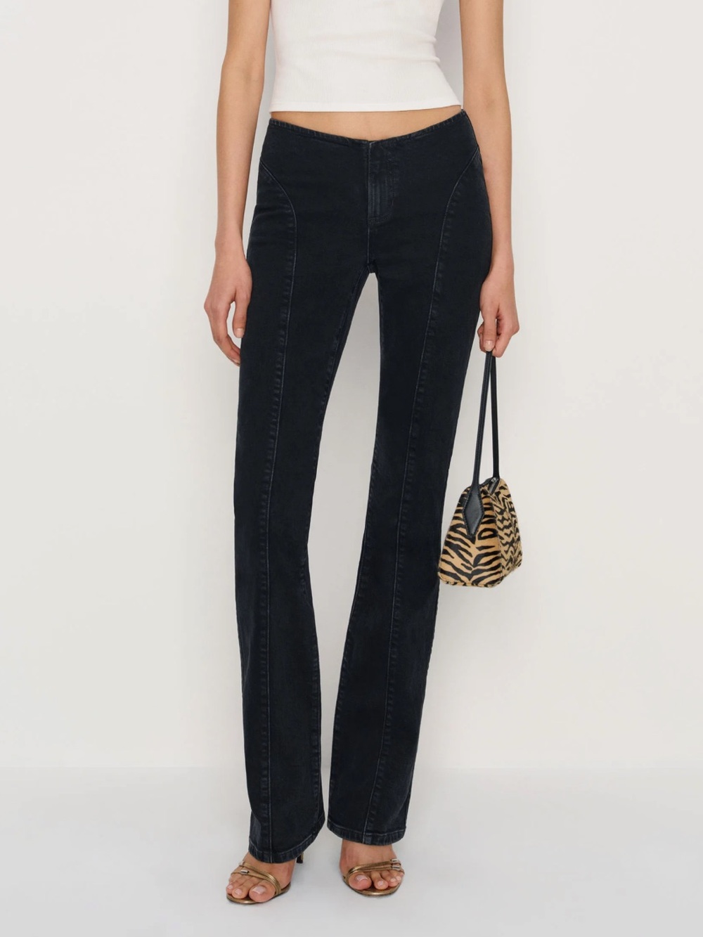 Reformation Elora Super Stretch Low Rise Bootcut Jeans